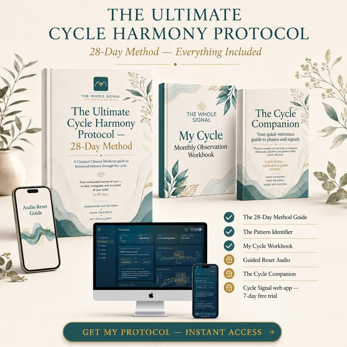 "The Ultimate Cycle Harmony Protocol - 28-Day Method"